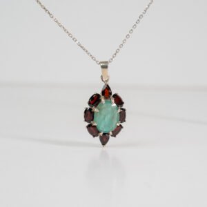 Emerald & Garnet Necklace
